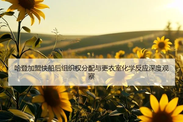 哈登加盟快船后组织权分配与更衣室化学反应深度观察